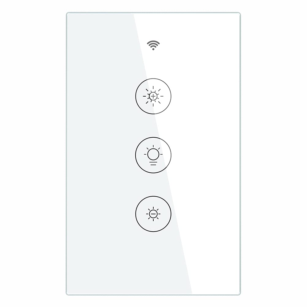 MOES WiFi Smart Touch Wall Light Switch, Neutral Wire Needed, Black 3 Gang | Glass Panel Switch, 3 Way Multi-Control; Works with Smart Life/Tuya App, RF433 Remote, Alexa and Google Home; 2.4GHz WiFi