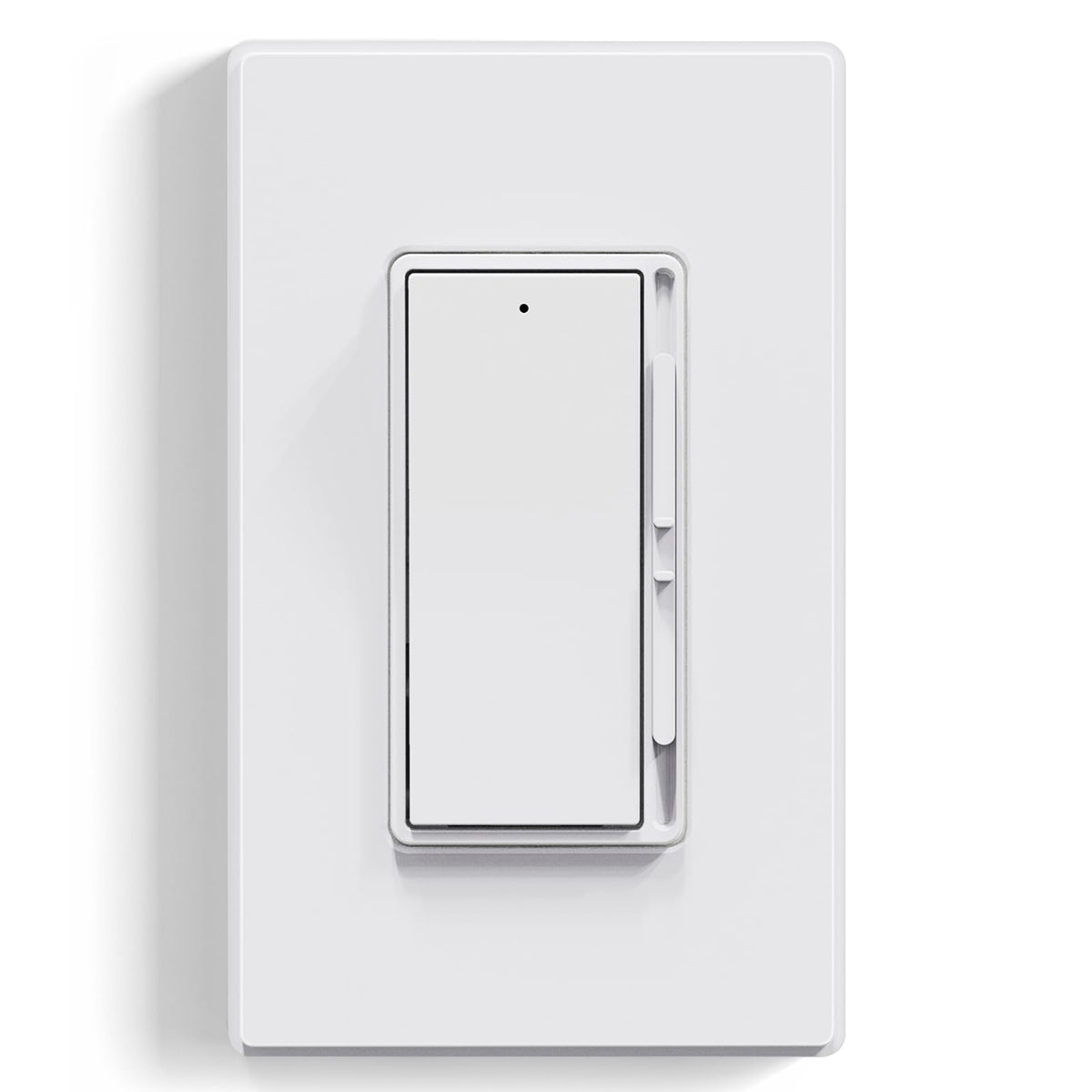 ELEGRP Digital Dimmer Light Switch for 300W Dimmable LED/CFL Lights and 600W Incandescent/Halogen, Single Pole/3-Way LED Slide Dimmer Light Switch, Wall Plate Included, UL Listed, 1 Pack, Matte Black