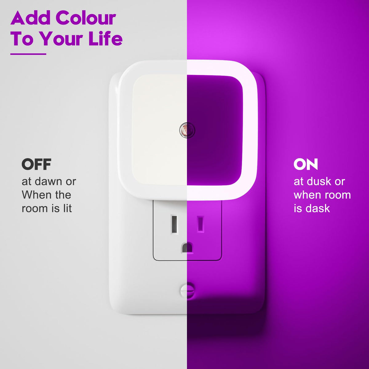 Sujeet Night Light, Night Lights Plug into Wall 4-Pack, Nightlight Plug in Night Lights, Dusk to Dawn Night Lamp Led Night Light for Bedroom, Bathroom, Hallway Warm White