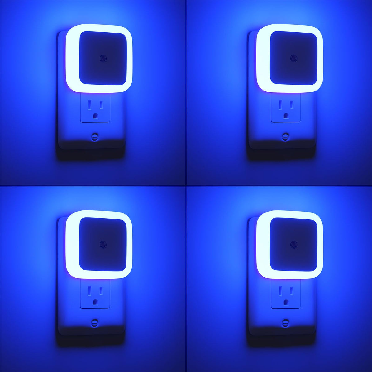 Sujeet Night Light, Night Lights Plug into Wall 4-Pack, Nightlight Plug in Night Lights, Dusk to Dawn Night Lamp Led Night Light for Bedroom, Bathroom, Hallway Warm White