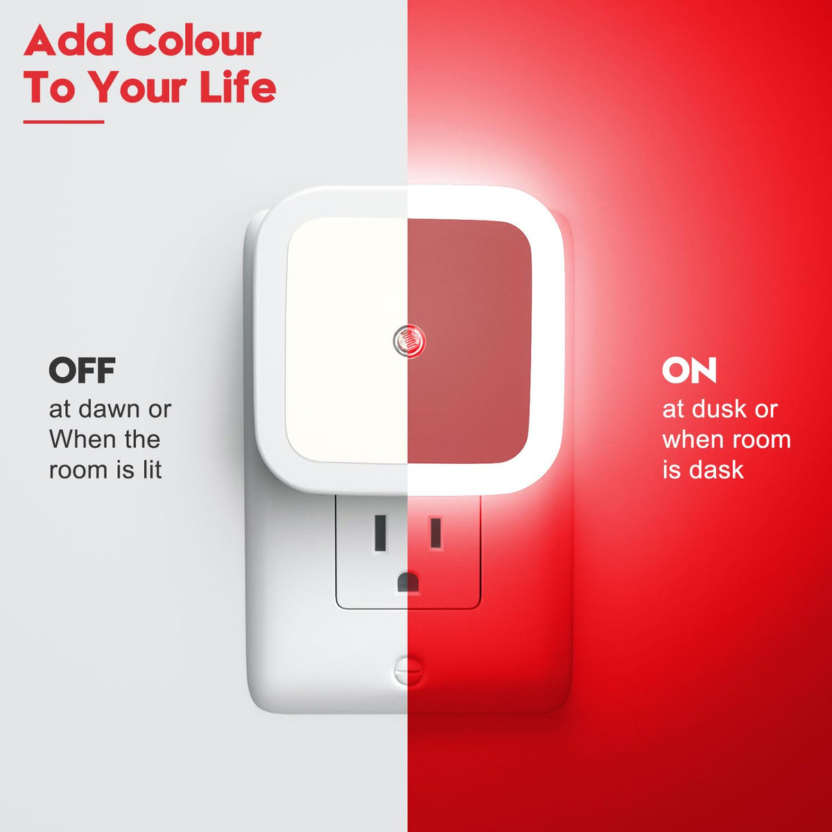 Sujeet Night Light, Night Lights Plug into Wall 4-Pack, Nightlight Plug in Night Lights, Dusk to Dawn Night Lamp Led Night Light for Bedroom, Bathroom, Hallway Warm White
