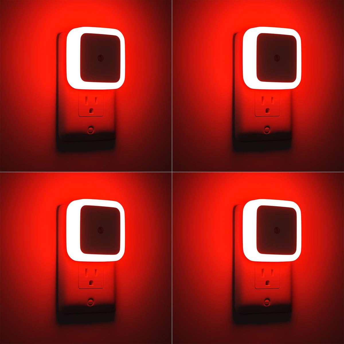 Sujeet Night Light, Night Lights Plug into Wall 4-Pack, Nightlight Plug in Night Lights, Dusk to Dawn Night Lamp Led Night Light for Bedroom, Bathroom, Hallway Warm White