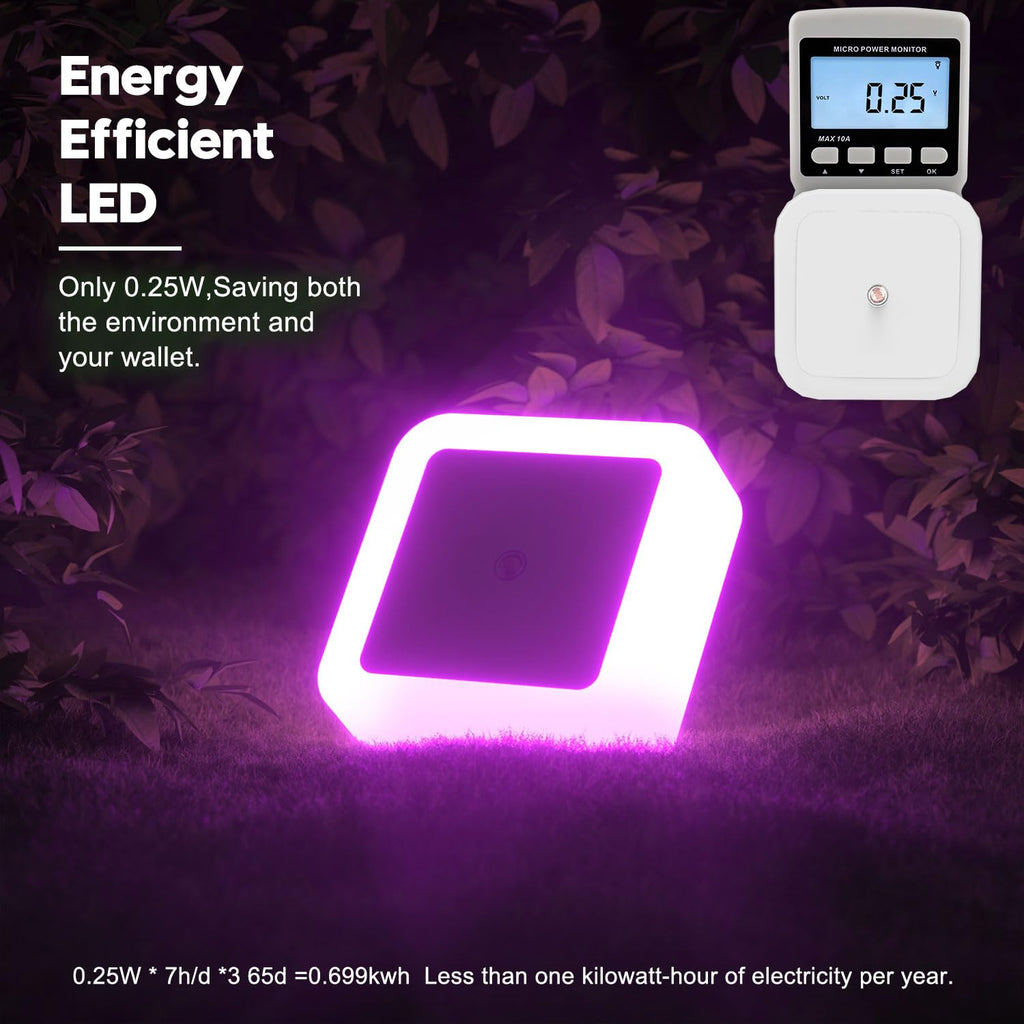 Sujeet Night Light, Night Lights Plug into Wall 4-Pack, Nightlight Plug in Night Lights, Dusk to Dawn Night Lamp Led Night Light for Bedroom, Bathroom, Hallway Warm White