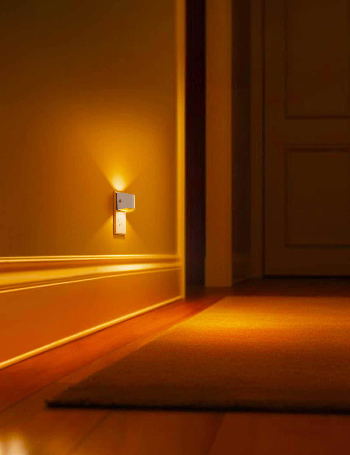 L LOHAS LED Night Lights Plug into Wall 2 Pack, Dusk to Dawn Nightlight | Plug in Night Light with Brightness Adjustable, 3000K Soft White