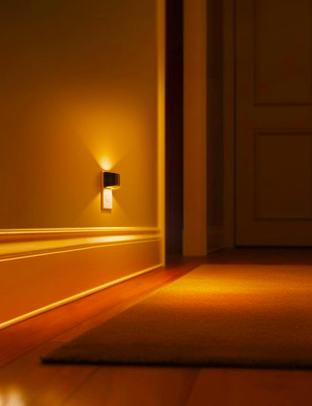 L LOHAS LED Night Lights Plug into Wall 2 Pack, Dusk to Dawn Nightlight | Plug in Night Light with Brightness Adjustable, 3000K Soft White